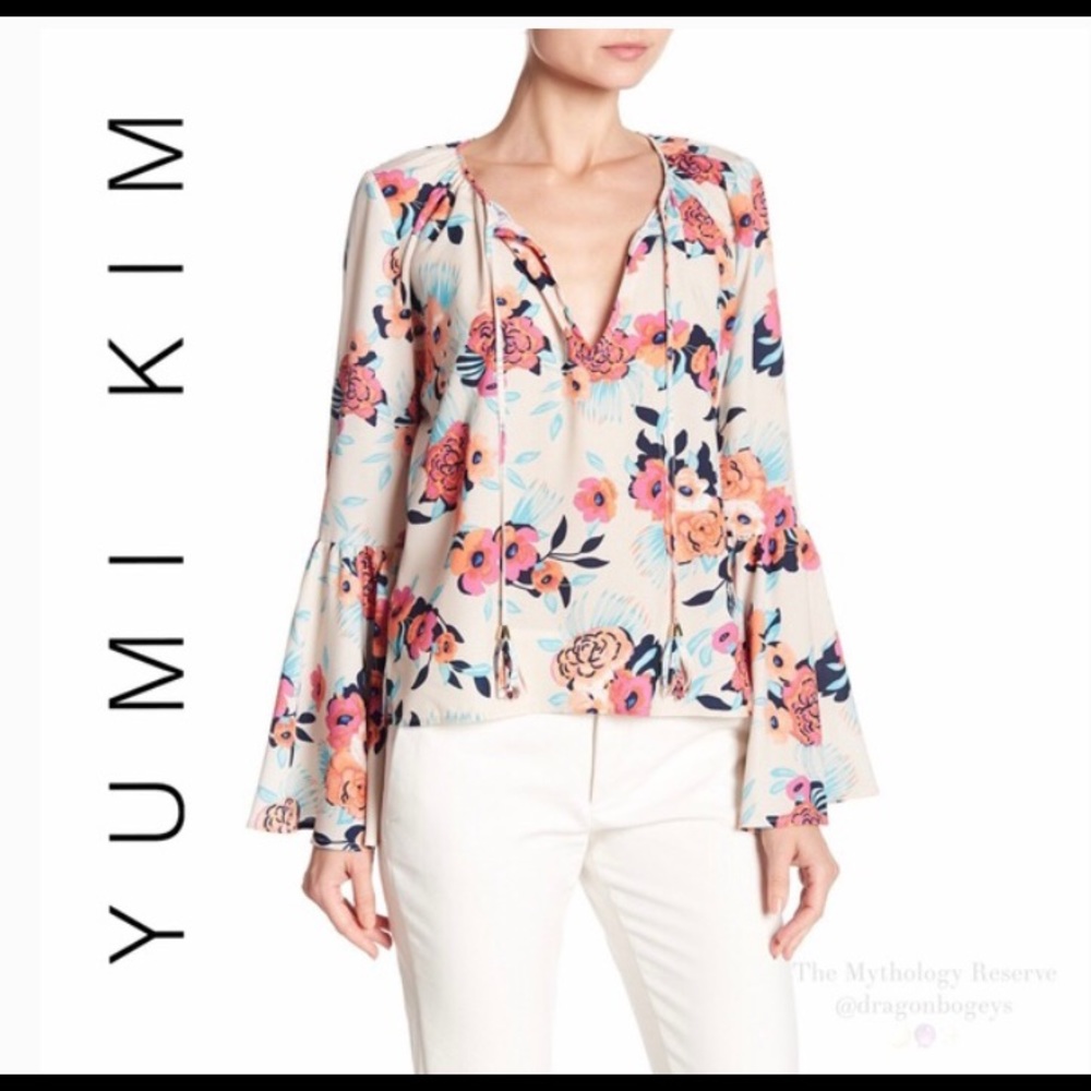 Yumi Kim Bell Sleeve Wanderlust Blouse